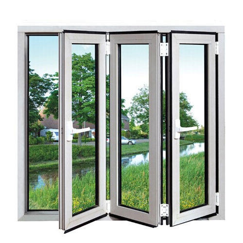Aluminium Bi-fold Windows showcasing modern design, folding effortlessly to connect indoor and outdoor spaces.
