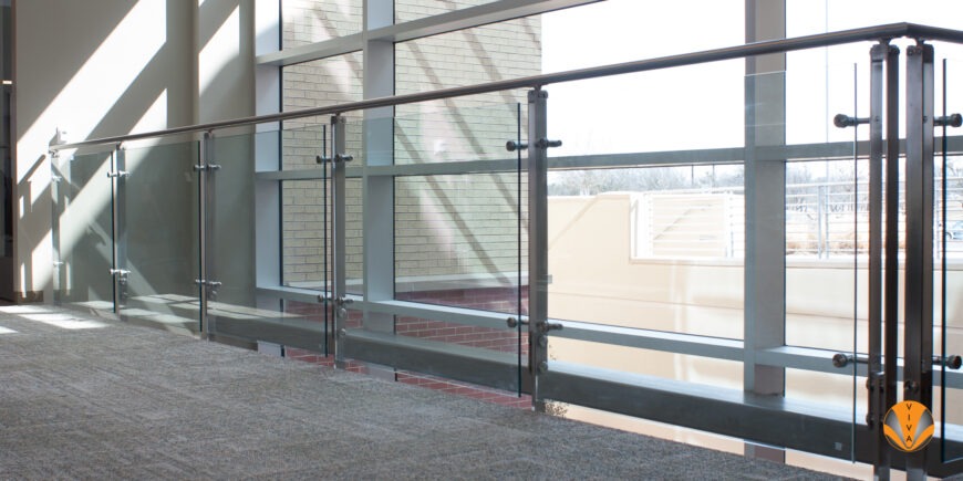 Stainless Steel Railing with Glass Manufacturing by Om Engineers